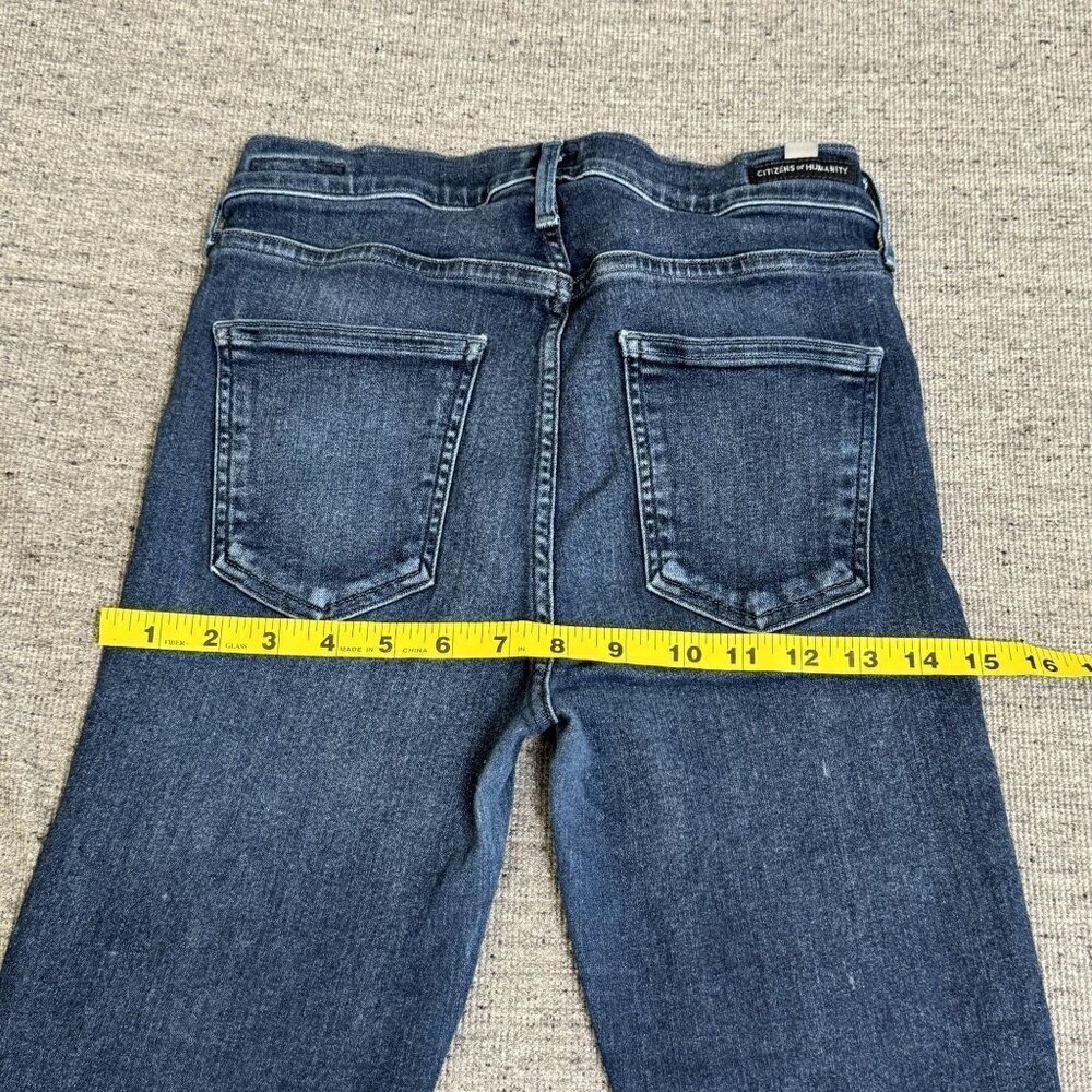 Citizens Of Humanity Rocket Women's Ankle Mid Rise Skinny Dark Denim Size 28 - Picture 9 of 15